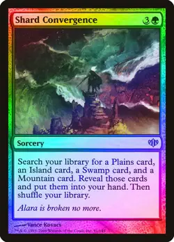 Shard Convergence FOIL Conflux NM Green Uncommon MAGIC GATHERING CARD ABUGames - Image 1