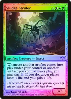 Sludge Strider FOIL Conflux NM Artifact Uncommon CARD ABUGames - Image 1