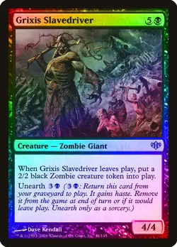 Grixis Slavedriver FOIL Conflux NM Black Uncommon MAGIC MTG CARD ABUGames - Image 1