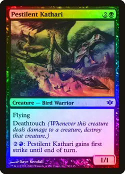 Pestilent Kathari FOIL Conflux NM Black Common MAGIC GATHERING CARD ABUGames - Image 1