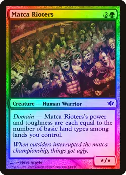 Matca Rioters FOIL Conflux NM Green Common MAGIC THE GATHERING CARD ABUGames - Image 1