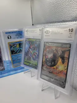 Lot Of 6 Graded Cards - BCCG, CGC - Vaporeon, Reshiram, Steelix, Morpeko, More - Image 2