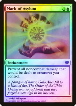 Mark of Asylum FOIL Conflux PLD White Rare MAGIC THE GATHERING CARD ABUGames - Image 1