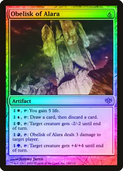 Obelisk of Alara FOIL Conflux PLD Artifact Rare MAGIC GATHERING CARD ABUGames - Image 1
