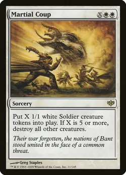 Martial Coup Conflux NM White Rare MAGIC THE GATHERING MTG CARD ABUGames - Image 1