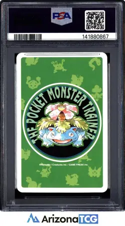 Pokemon 1996 Fearow 022 8 Of Clubs Green Playing Card Japanese PSA 9 - Image 2