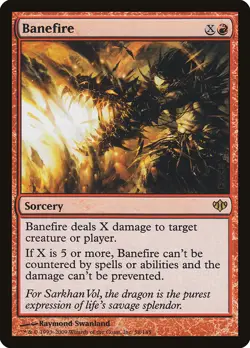 Banefire Conflux NM Red Rare MAGIC THE GATHERING MTG CARD ABUGames - Image 1