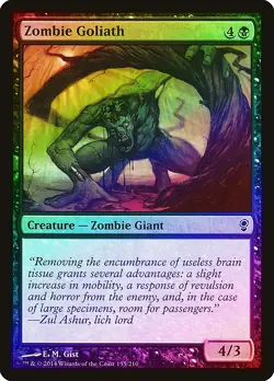 Zombie Goliath FOIL Conspiracy NM Black Common MAGIC GATHERING CARD ABUGames - Image 1