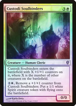 Custodi Soulbinders FOIL Conspiracy NM White Rare MAGIC MTG CARD ABUGames - Image 1