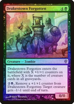 Drakestown Forgotten FOIL Conspiracy NM Black Rare MAGIC MTG CARD ABUGames - Image 1