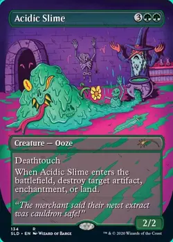 [1x] Acidic Slime (134) Near Mint, English Secret Lair MTG Magic - Image 1
