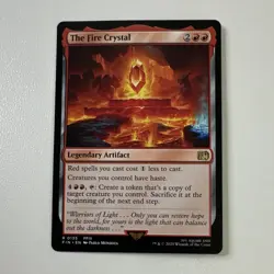 Wizards of the Coast The Fire Crystal Final Fantasy Artifact Rare Red 135 - Image 1