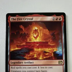 Wizards of the Coast The Fire Crystal Final Fantasy Artifact Rare Red 135 - Image 3