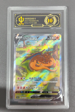 APH Black 10 Japanese Pokemon 2022 Charizard V 211/172 SAR V. Universe S12a - Image 1