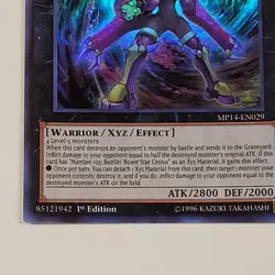 Yugioh - Number C105: Battlin' Boxer Comet Cestus - MP14-EN029 - 1st - NM, 2014 - Image 4