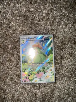 Pokemon S&V Black Bolt Lilligant 092/086 Illustration Rare NM - Image 1