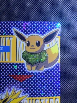 Pokemon Card - Eevee & Jolteon #587 - Vending Machine - Holo Prism - Image 3