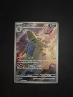 Pokemon TCG Tyranitar Illustration Rare Paldea Evolved 222/193, Ungraded - Image 1