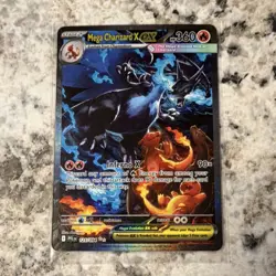 Pokemon Mega Charizard X EX Me02: Phantasmal Flames 125/094 Holo Rare 360 HP - Image 1