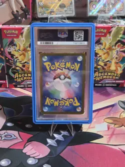 Glaceon ex PSA 10 Japanese Pokemon 206/187 SAR sv8a Terastal Festival 2024 - Image 2