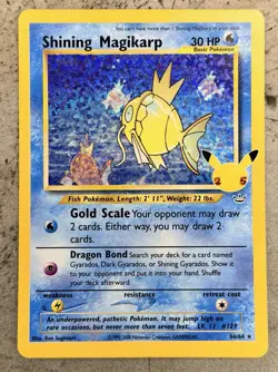 Shining Magikarp - 66/64 Celebrations 25th Anniversary Holo Rare Pokemon NM/MINT - Image 1