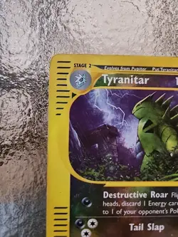 Pokemon TCG Tyranitar Aquapolis Reverse Holographic Card 40/147 - Image 4