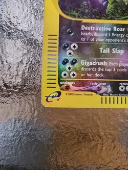 Pokemon TCG Tyranitar Aquapolis Reverse Holographic Card 40/147 - Image 5