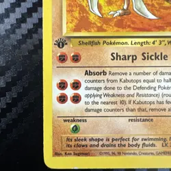 Kabutops (24) Rare 1st Edition FO 24/62 Pokemon TCG LP- - Image 4