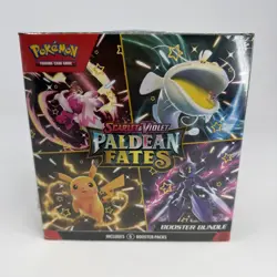 Pokemon Paldean Fates Booster Bundle SEALED Square Box Version - Image 1