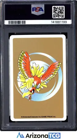Pokemon 2000 Heracross 214 Jack Of Spades Gold Playing Card Japanese PSA 10 - Image 2