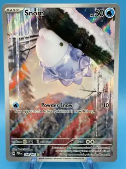 The Pokemon Company Snom SV05 Temporal Forces Illustration Rare Holo 168/162 Ba… - Image 1