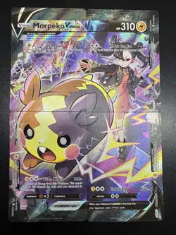 [Set of 4] Pokemon Morpeko V-Union 4 Promo Set SWSH287 SWSH288 SWSH289 SWSH290 - Image 1