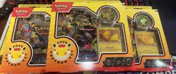 2026 Pokemon Day 30th Anniversary Pikachu Box 3x Lot Factory Sealed - Image 1