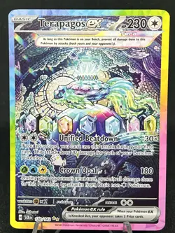 Terapagos ex 170/142 Pokemon TCG Stellar Crown Special Illustration Rare Holo - Image 1