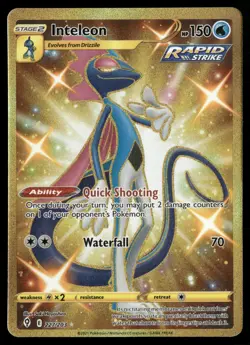 Inteleon (Secret) SWSH07: Evolving Skies 227/203 Pokemon TCG - Image 1