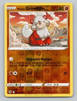 Holo Hisuian Growlithe (Cosmos Holo) 70/189 Promo Deck Exclusives Pokemon - Image 1