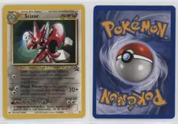 Scizor Pokemon WOTC Black Star Promo #33 1999 - Image 3