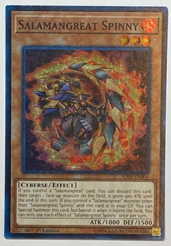 Yugioh - Salamangreat Spinny - SDSB-EN004 - NM - Super Rare Holo - 1st Edition - Image 1