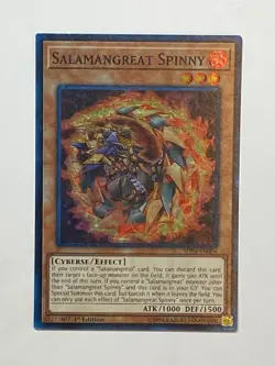 Yugioh - Salamangreat Spinny - SDSB-EN004 - NM - Super Rare Holo - 1st Edition - Image 2