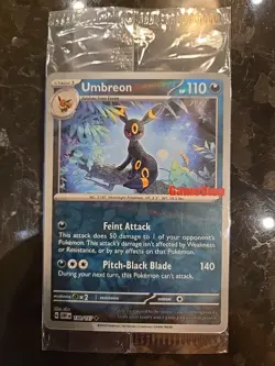 Pokemon TCG Obsidian Flames Umbreon 130/197 GameStop Stamped Promo Sealed - Image 3