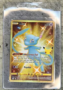 Mew (025/025) -- Pokemon TCG: Celebrations-- NM Condition -- *Secret Rare* - Image 3