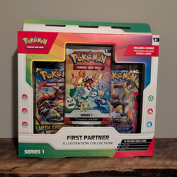 1 Pokemon First Partner Illustration Collection Series 1 Promo Booster Box - Image 1