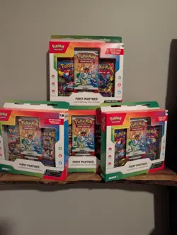 1 Pokemon First Partner Illustration Collection Series 1 Promo Booster Box - Image 3