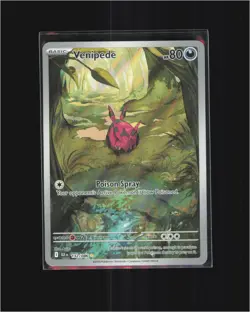 Venipede 132/086 Holo Illustration Rare Black Bolt Pokemon Near Mint - Image 1