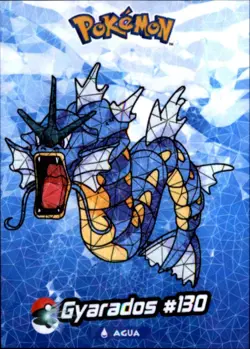 Pokemon Crystal Card Collection Set #130 Gyarados Cracked Ice Holo - Image 1