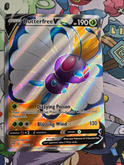 Butterfree V 177 Pokemon TCG Darkness Ablaze Sword & Shield NM - Image 1