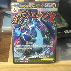 Pokemon *Mega Charizard X Ex X1* (NM) 023 Mega Evolution Promo - Image 1