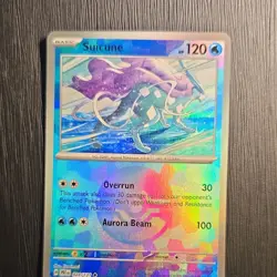 Pokemon Suicune Poke Ball Pattern Holo Prismatic Evolutions 024/131 120 HP - Image 1