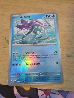 Pokemon Suicune Uncommon Holo Sv: Prismatic Evolutions 024/131 120 HP 2025 - Image 1