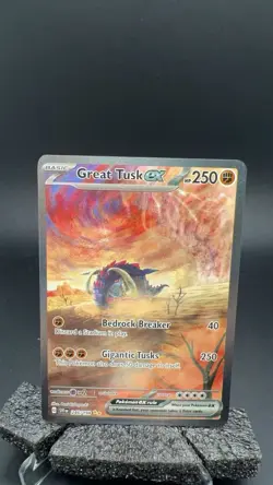 Pokemon TCG Great Tusk ex 246/198 SV01 Scarlet & Violet SAR Holo #20738 T - Image 1